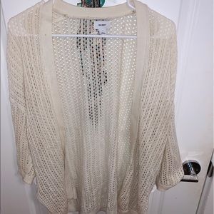 Old Navy Crème Cardigan